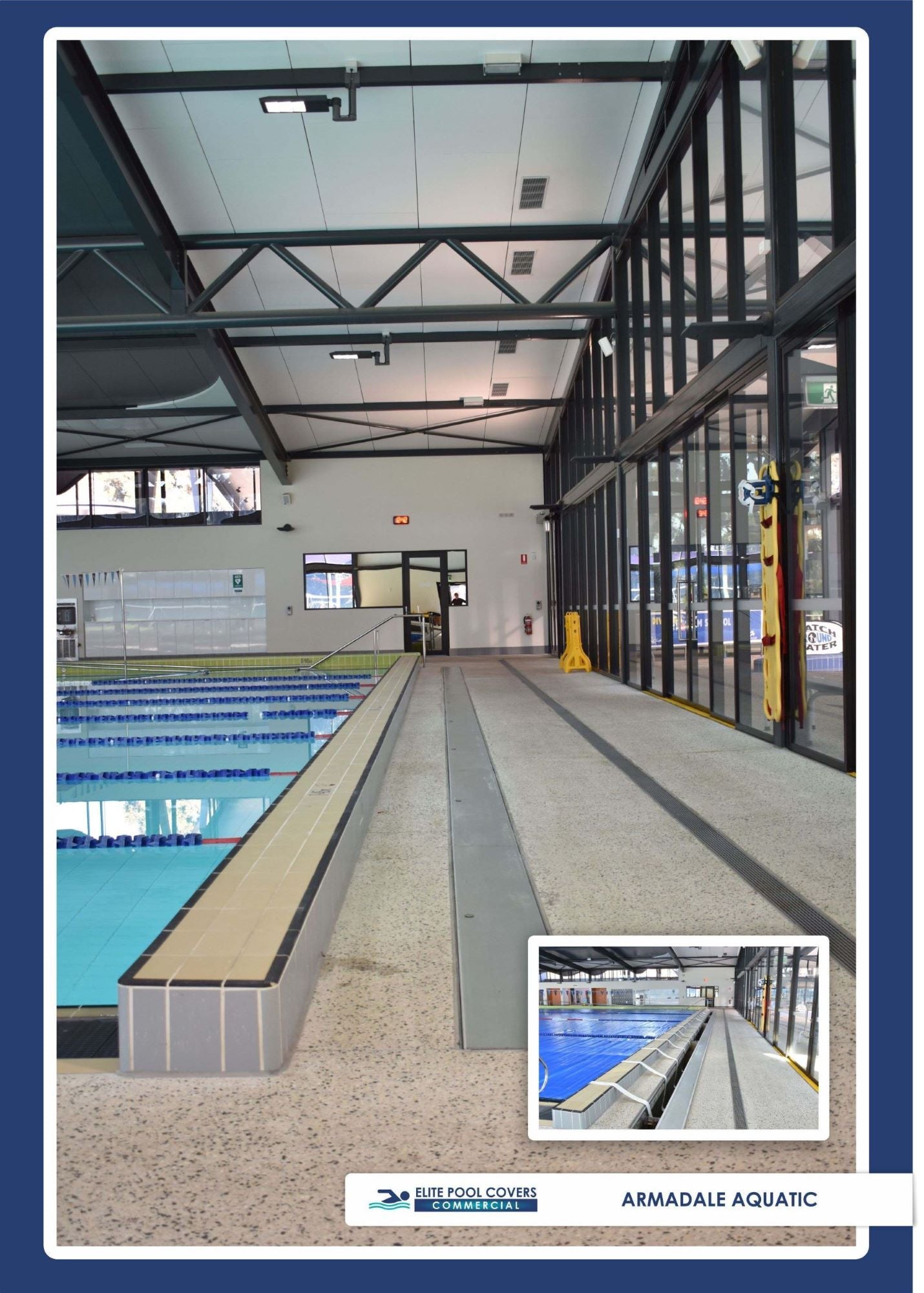 Elite Commercial Pool Cover applications