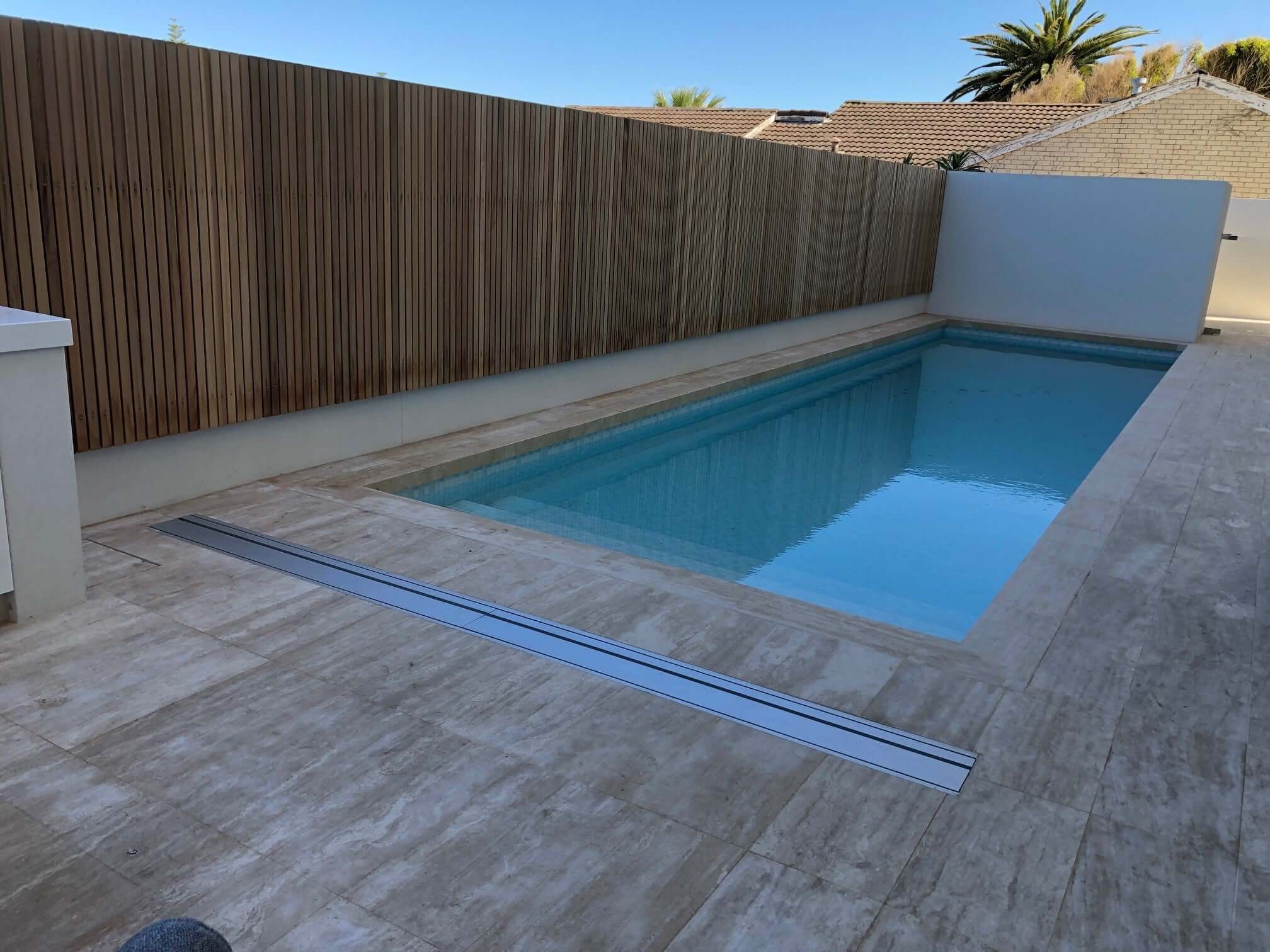 Inground Hideaway Pool Cover system