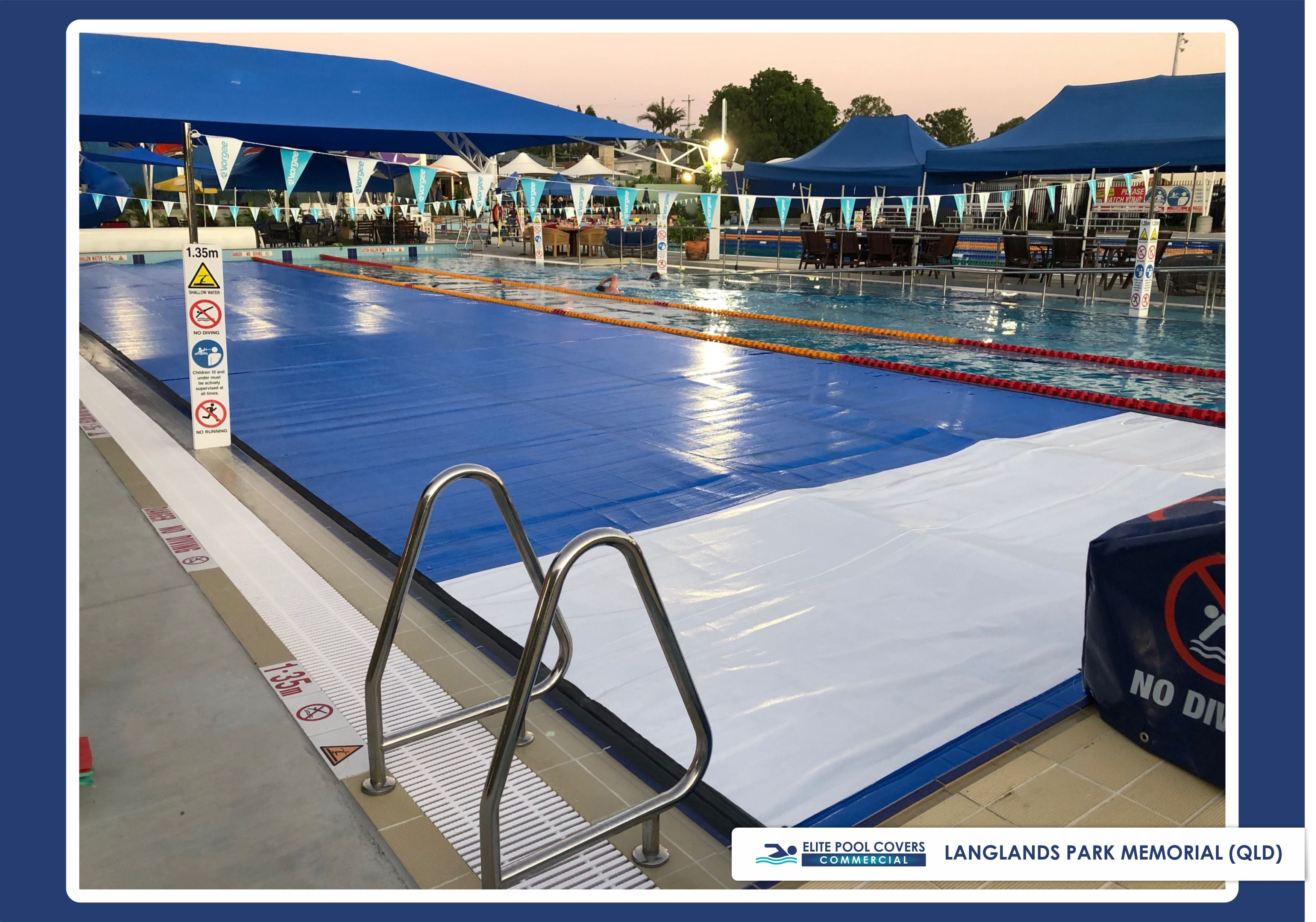 Elite Commercial Pool Cover applications